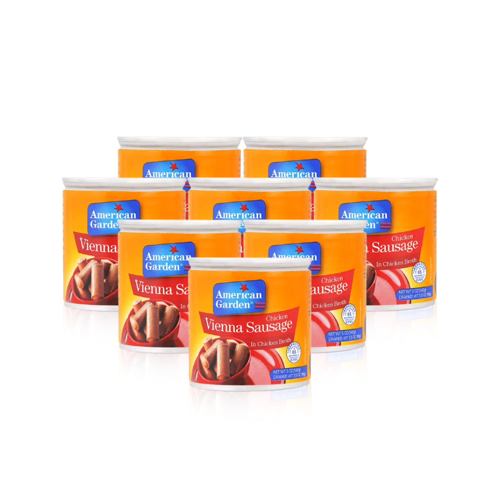 American Garden Chicken Vienna Sausage 142g (Pack of 8)