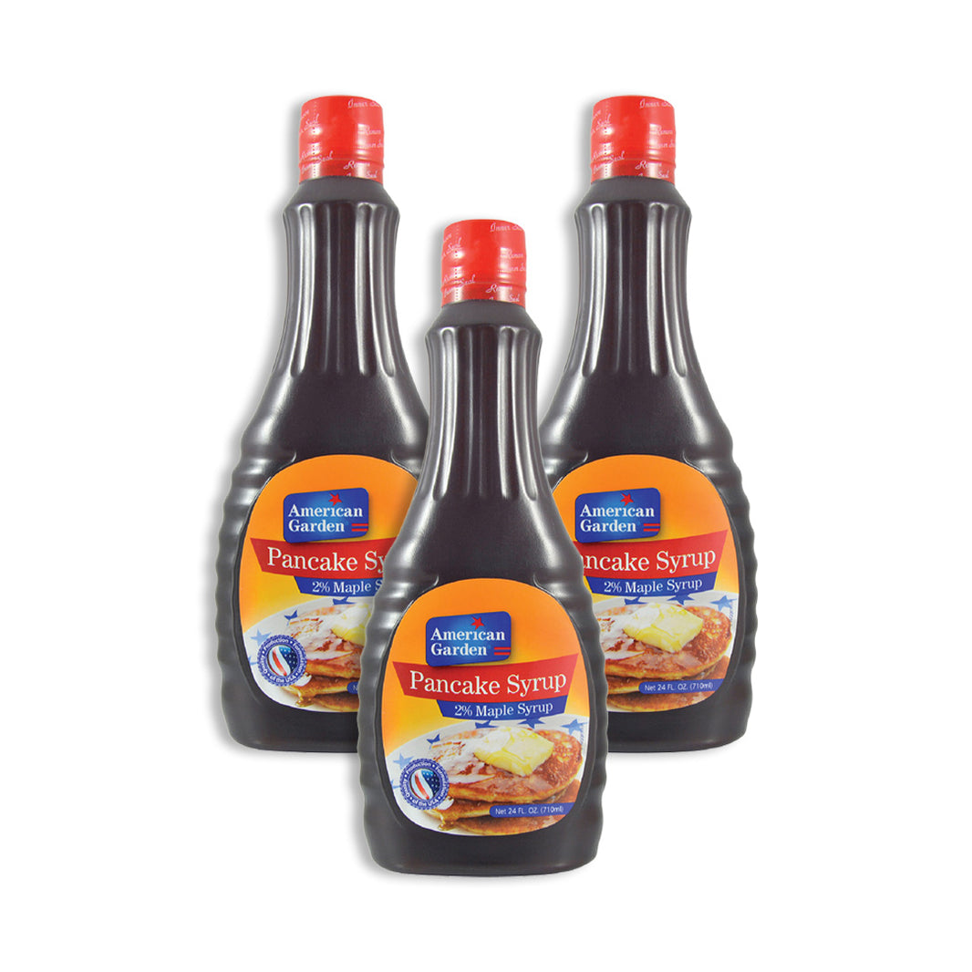 American Garden Pancake Syrup 710ml - (Pack of 3)