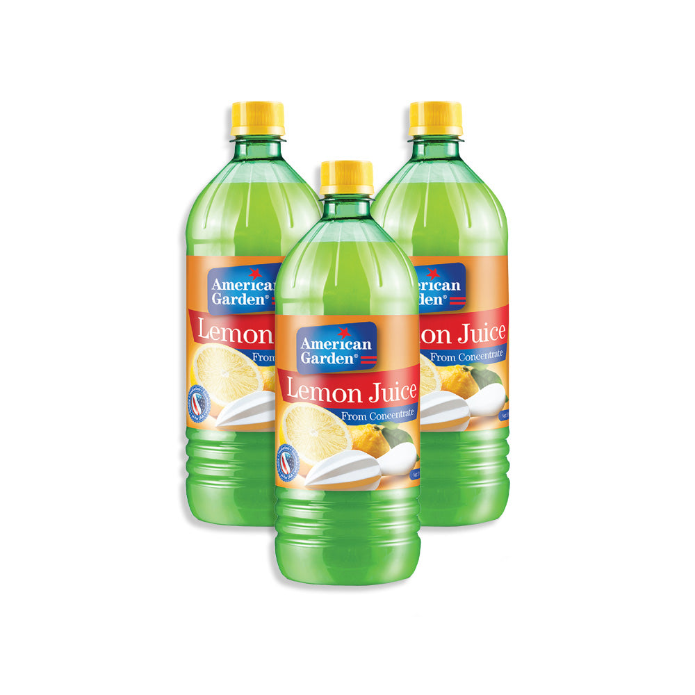 American Garden Lemon Juice pet 946ml - (Pack of 3)