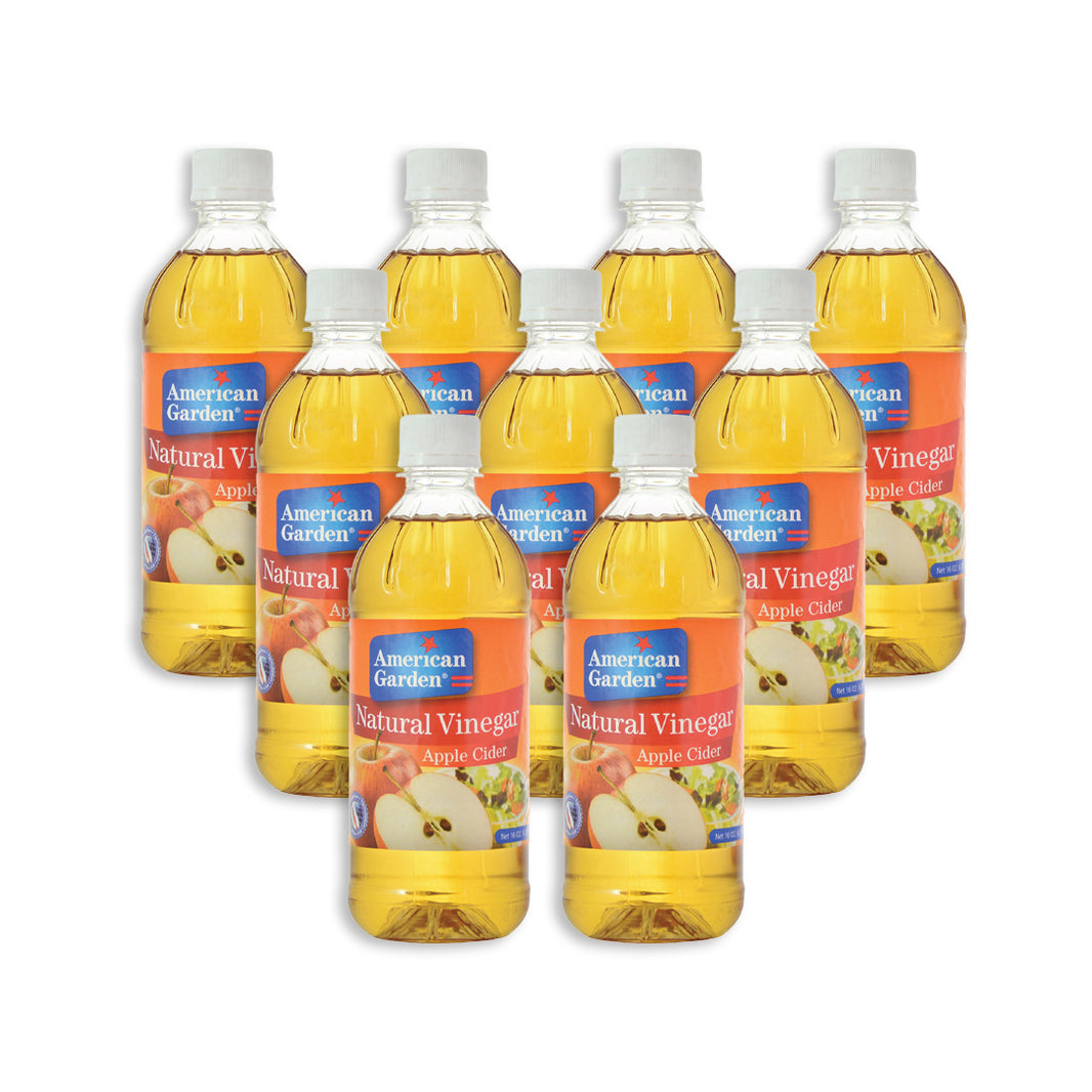 American Garden Apple Cider Vinegar 473ml - (Pack of 9)