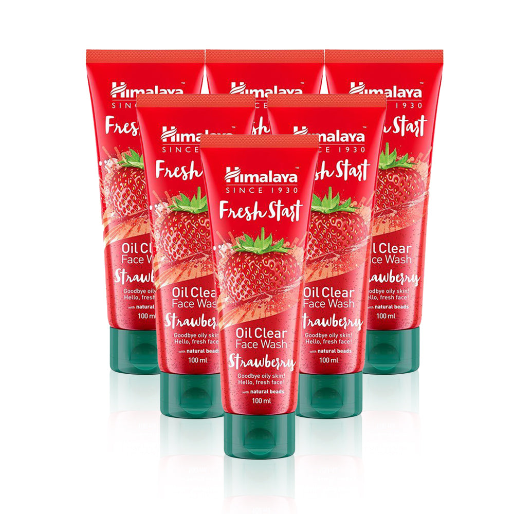 غسول الوجه بزيت الهيمالايا الشفاف - بلوبيري 100 مل - (عبوة من 6 قطع)