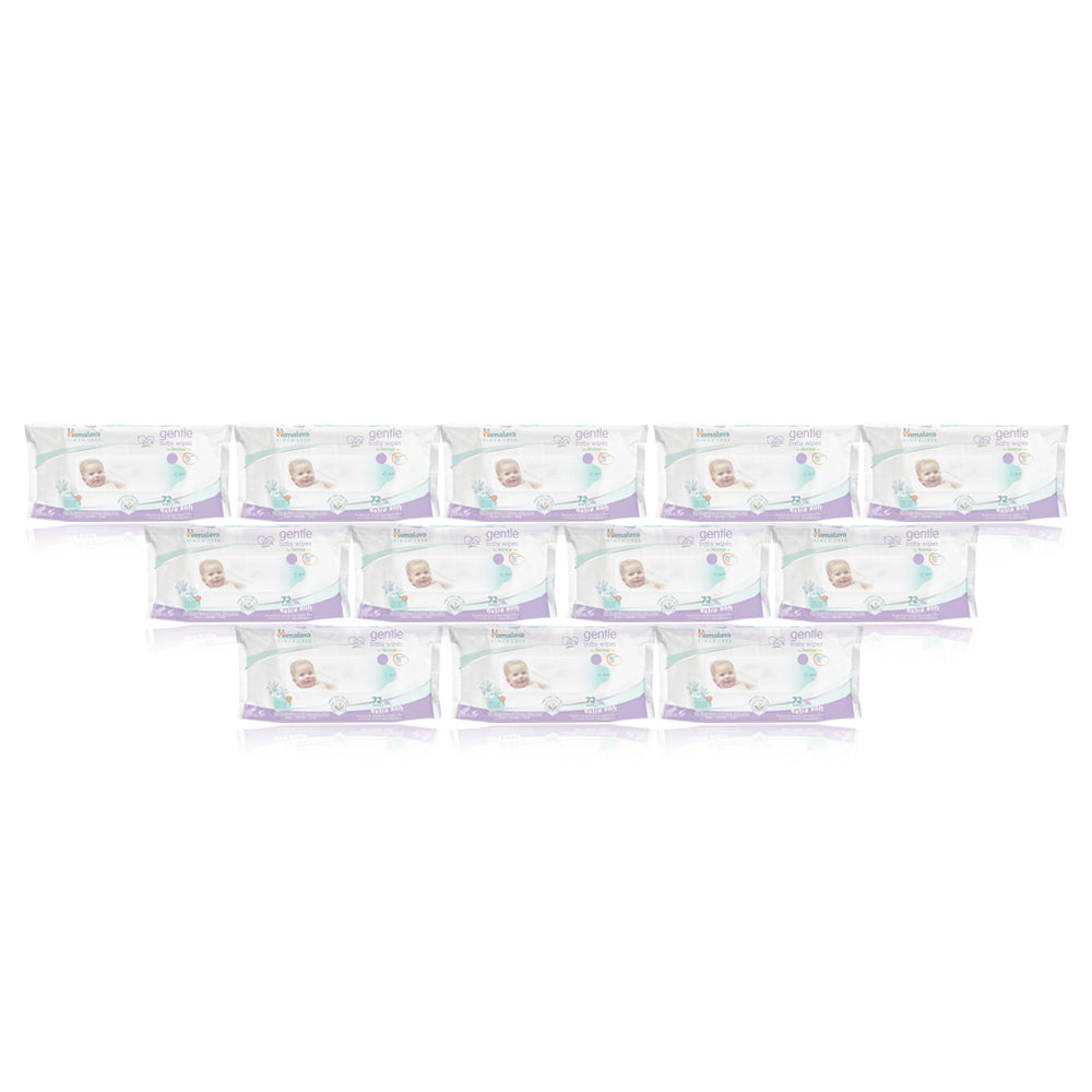 هيمالايا مناديل مبللة للأطفال 72 منديل - (عبوة من 12 علبة)