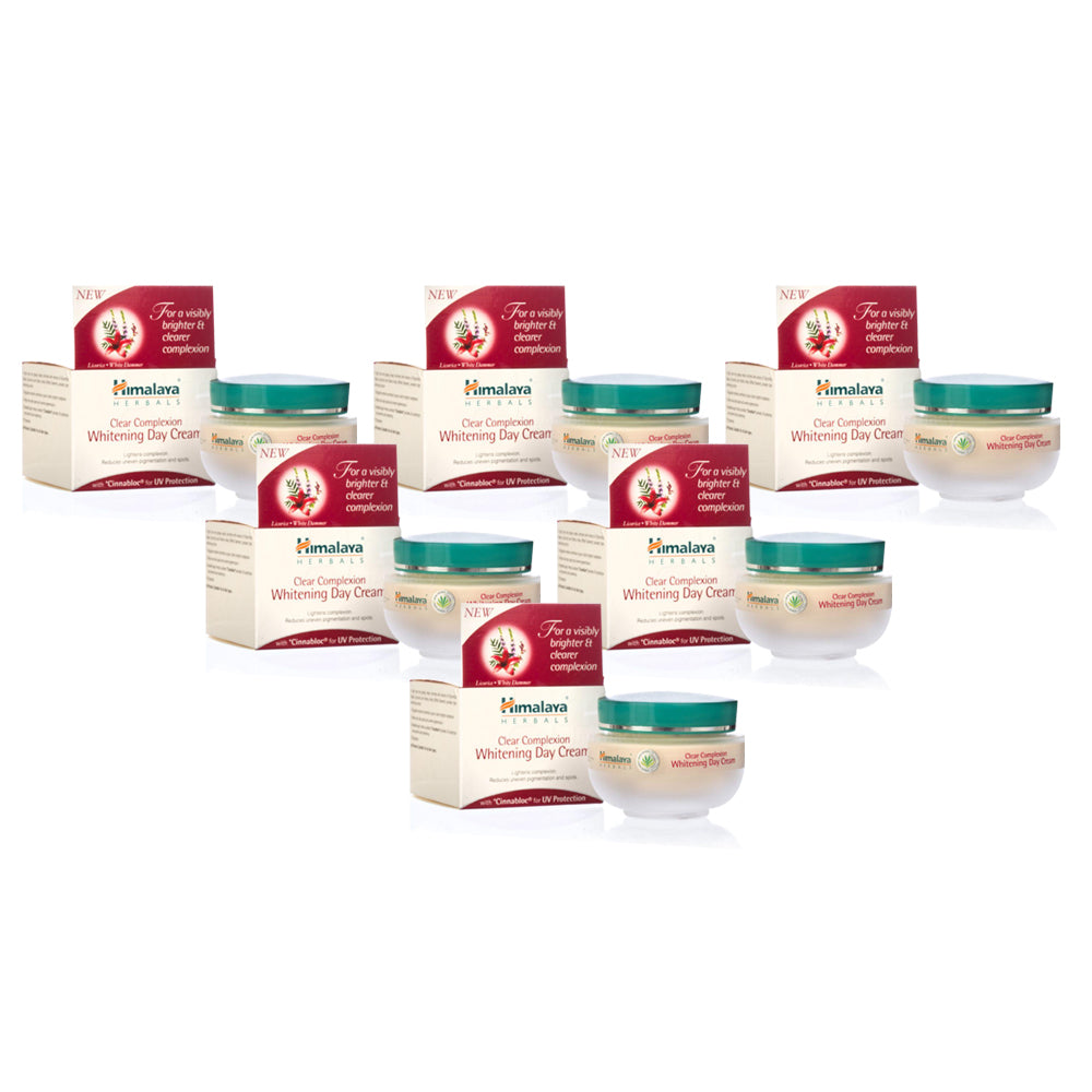 Himalaya Clear Complexion Whitening Day Cream 50ml - (Pack of 6)