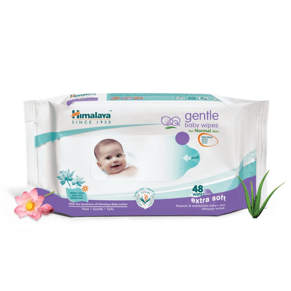 Himalaya Gentle Baby Wipes 24 Sheets - (Pack of 12) - Billjumla.com