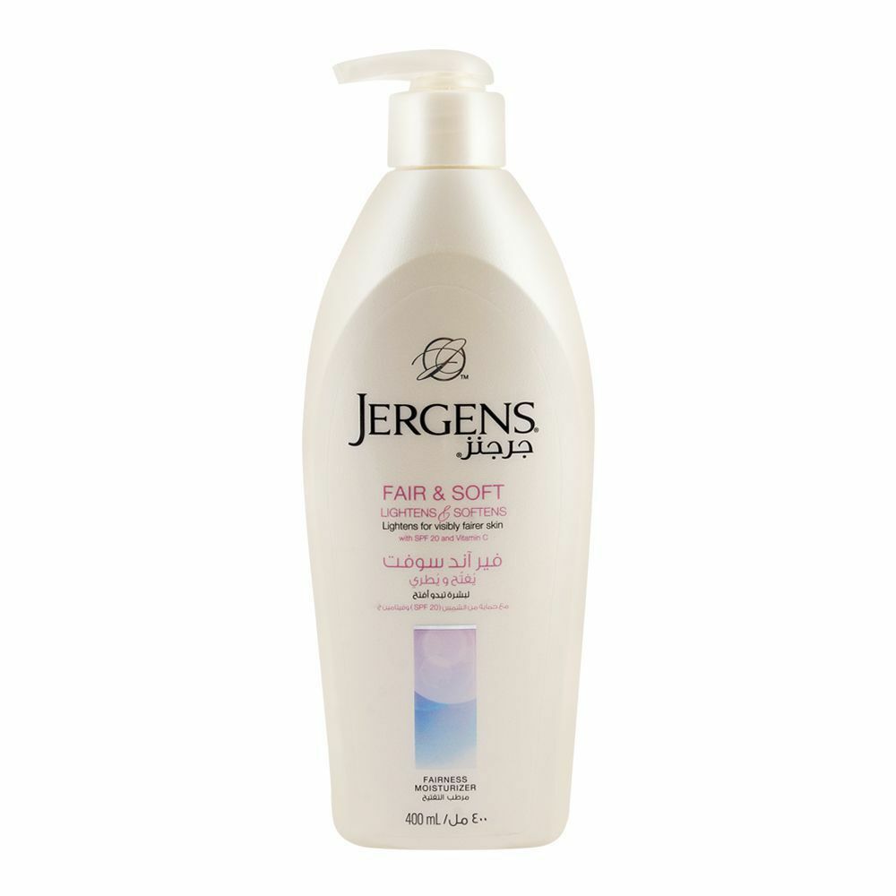 Jergens Fair & Soft Lotion, 400ml (Pack of 6)