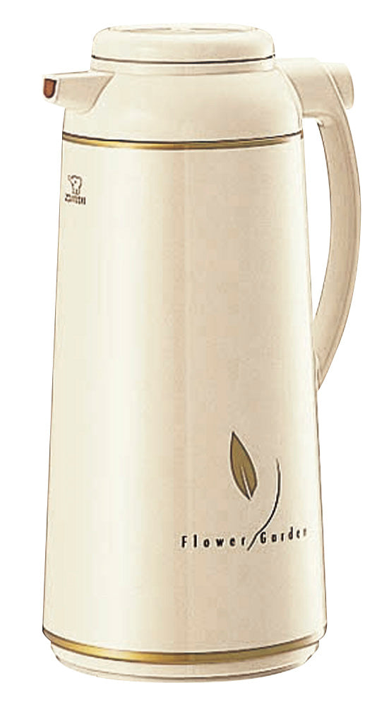 Zojirushi Easy Touch Facuum Flask Beige 1.3 Liter (حزمة 2)