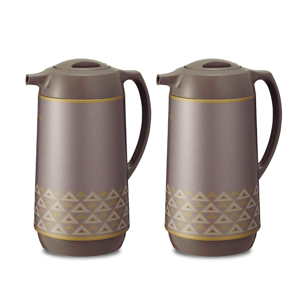 Zojirushi Vacuum Flask Gold Brown 1 Liter - Pack Of 2 pieces - Billjumla.com