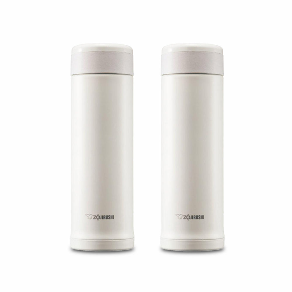 Zojirushi Stainless Vacuum Tumbler White 500ml - (Pack of 2)