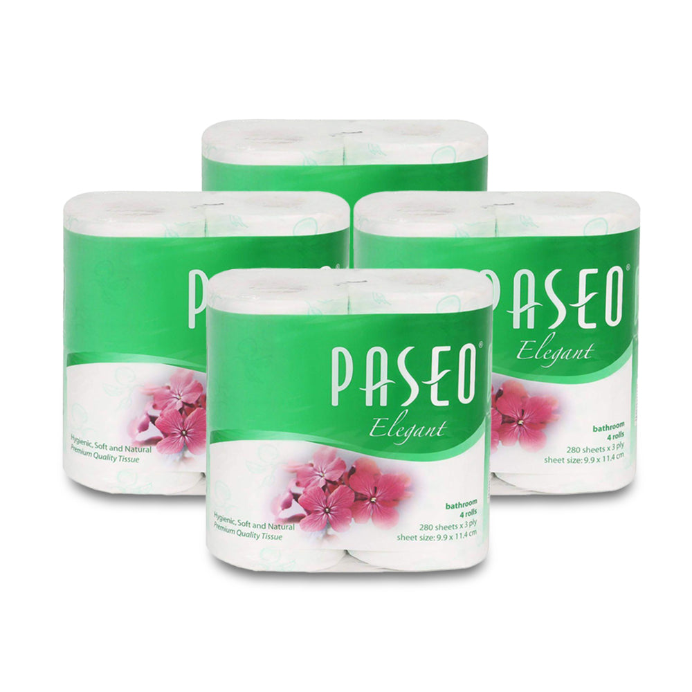 مناديل تواليت باسيو 3 طبقات 280 ورقة تفاح - إجمالي 48 لفة