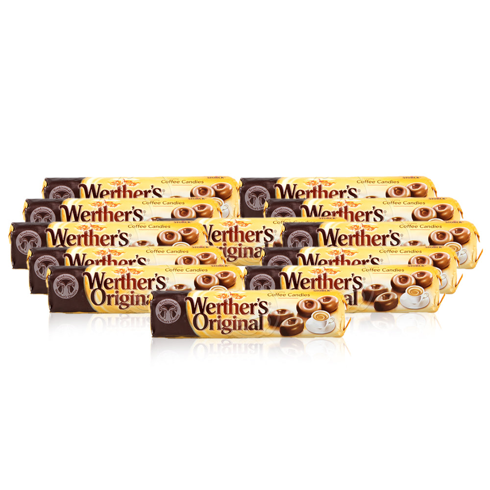 Storck Werthers Original Coffee Flavoured Candy Roll 50g - (Pack of 24)