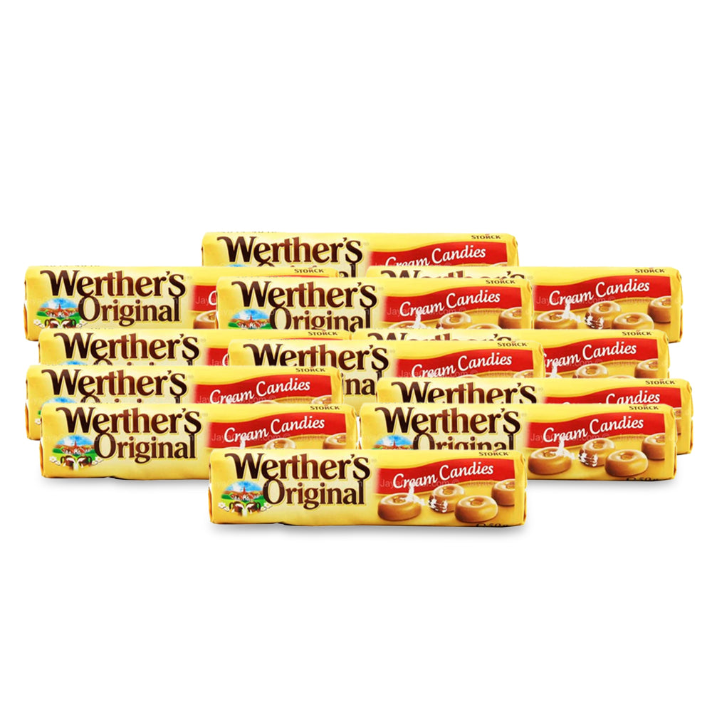 Storck Werthers Original Original Candy Soft Stickpack Pouch 50g - (Pack of 12)