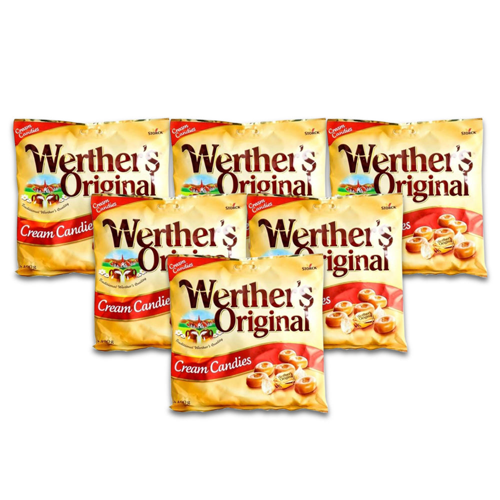 حقيبة حلوى كريمة أصلية من ستورك ويرذرز، 400 جم - (عبوة من 4 قطع)