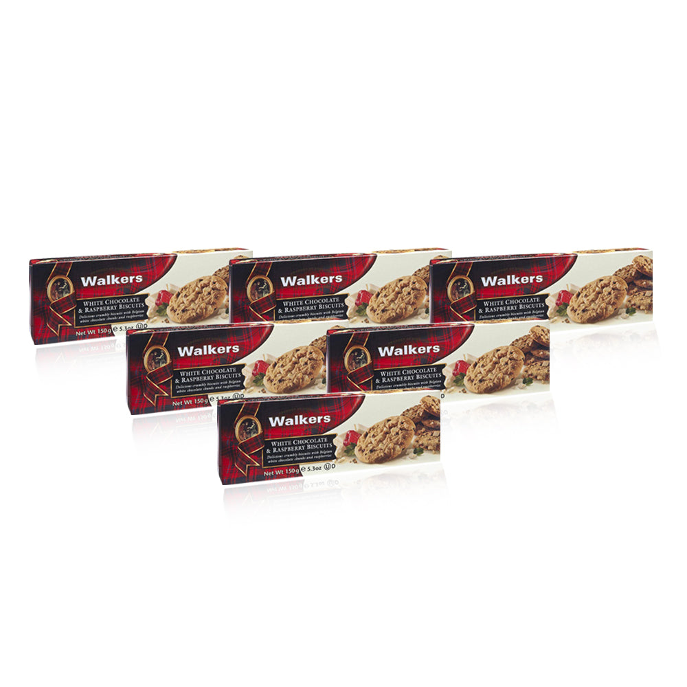 والكرز - بسكويت بنكهة الشوكولاتة والتوت الأبيض ١٥٠ غ - (عبوة من 6 قطع)