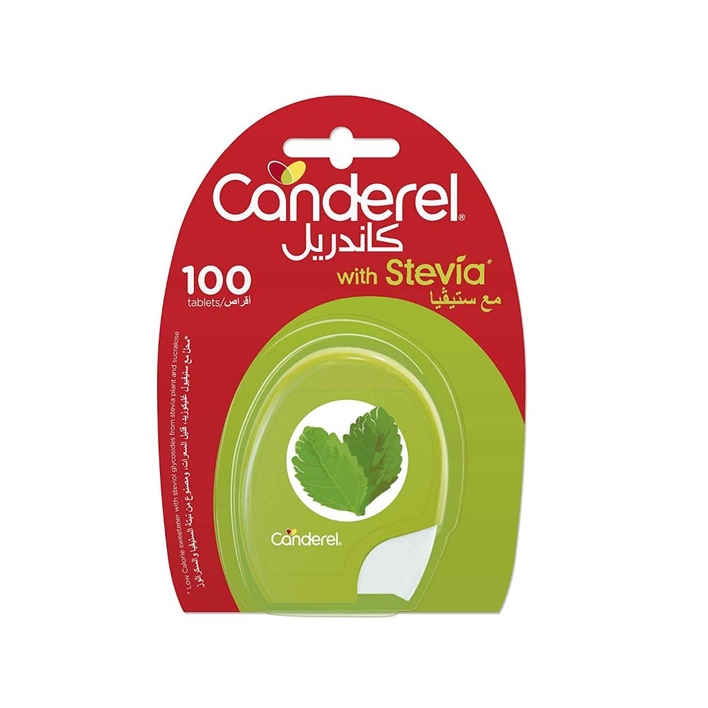 Canderel Low Calorie Sweetener Tablet Green Stevia 100s (Pack of 6 Pieces) - Billjumla.com