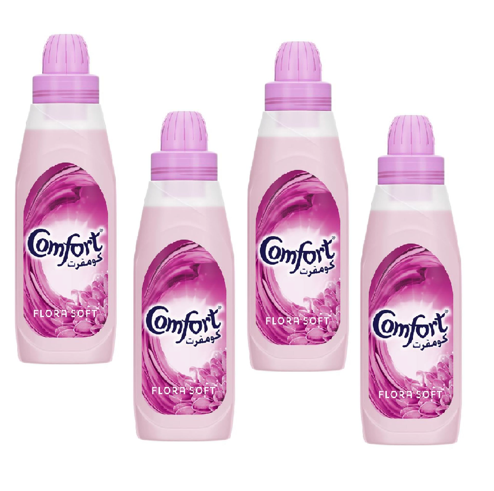 منعم الاقمشة نسيم الزهور المركز من داوني 1.5 ل (عبوة من 4 قطع)