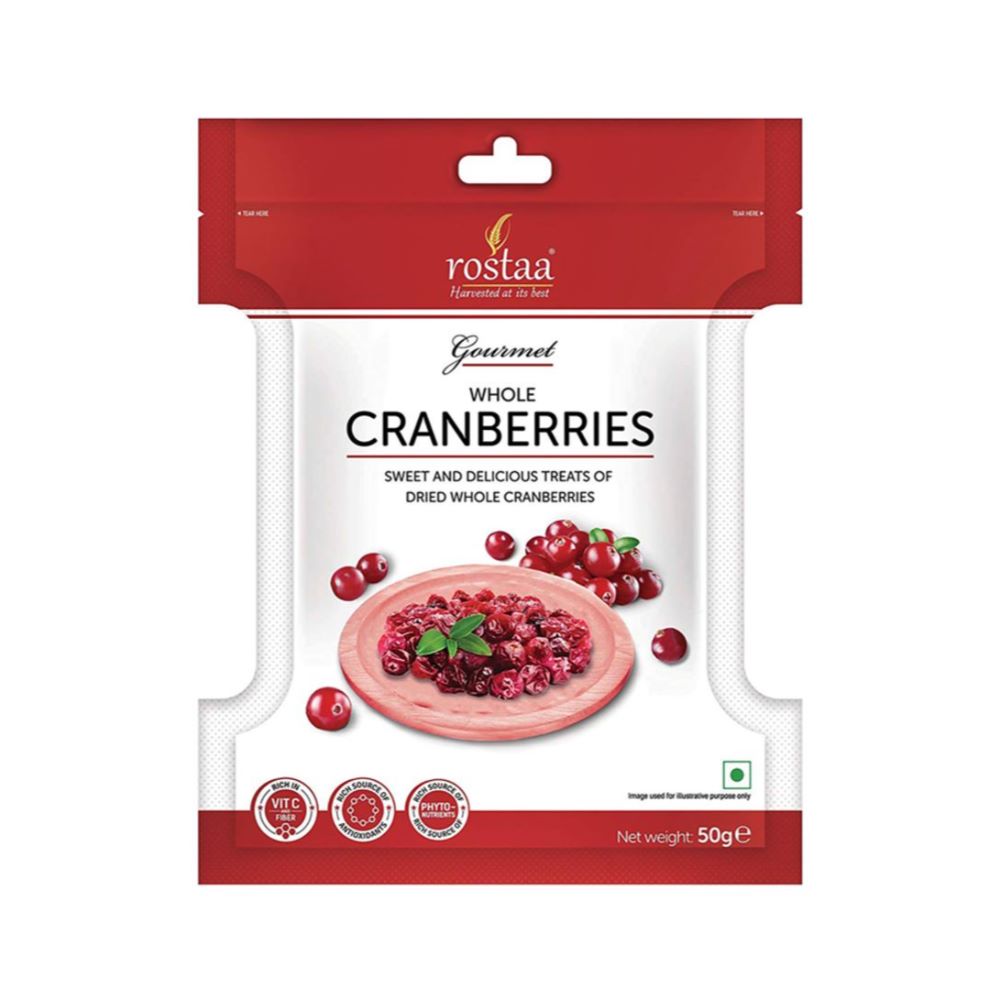 Rostaa Cranberry Whole 50G (Pack Of 12pcs) - Billjumla.com