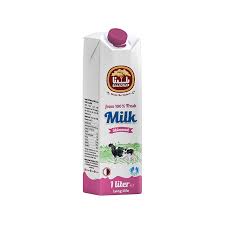 Baladna Skimmed Long Life Milk 1Litre (Pack of 2)