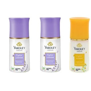Yardley Roll On 50 ml - 2 English Lavender + 1 Blossom