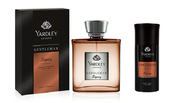 ياردلي- او دو تواليت - جنتلمان ليجاسي 100 مل + بخاخ الجسم ليجاسي 150 مل