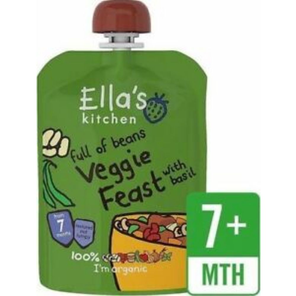Ellas Kitchen Organic Four Bean Feast 130g Regular - (Pack Of 6 Pieces) - Billjumla.com