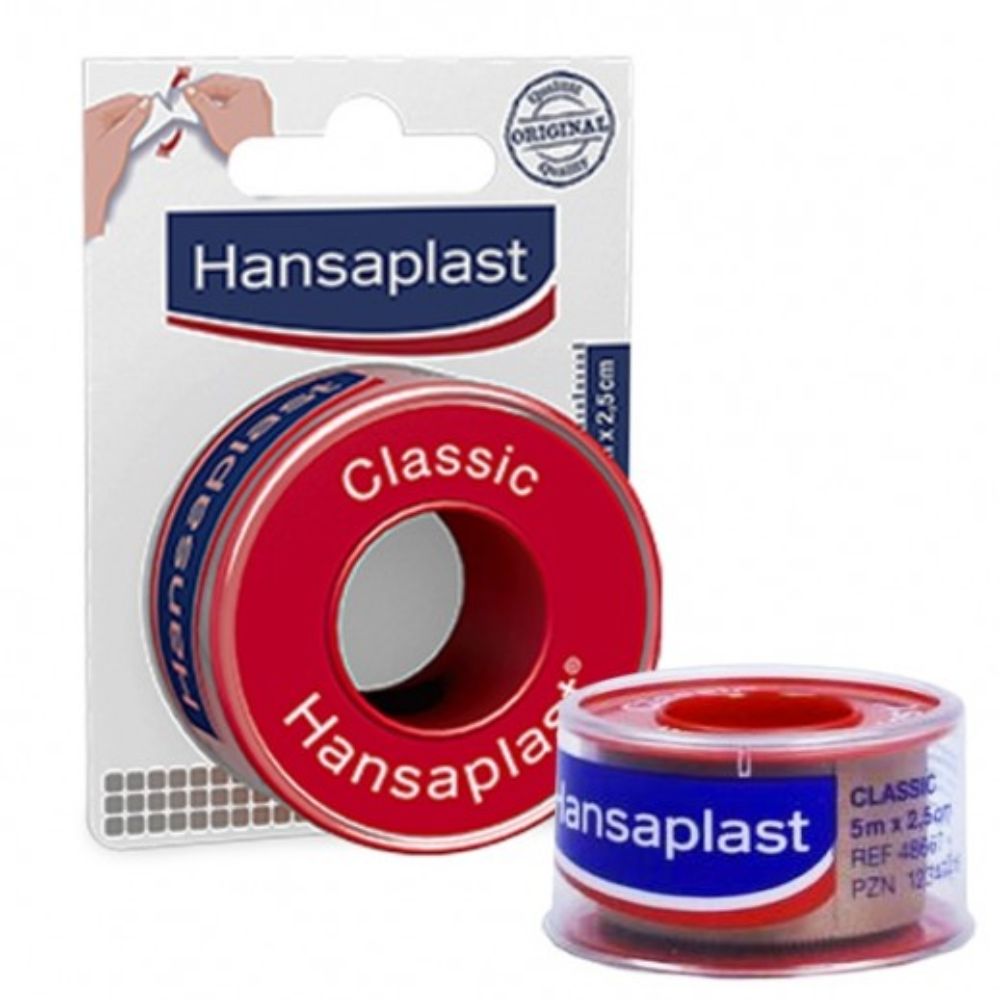 Hansaplast Classic Fixation Tape 5M x 2.5cm - (Pack Of 10) - Billjumla.com