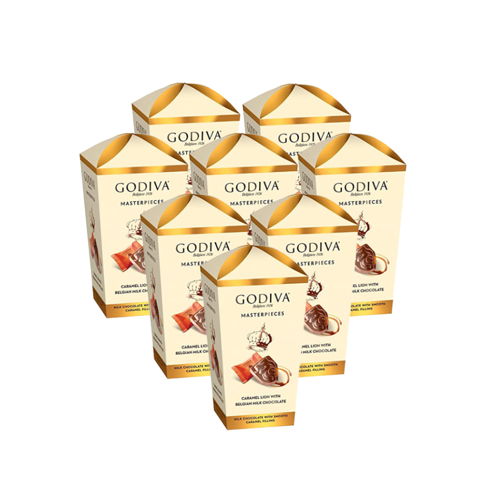 غوديفا حليب الشوكولاته كراميل الأسد 119G (حزمة 8)