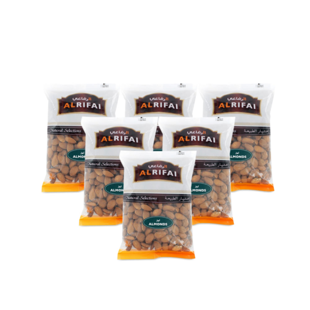 Al Rifai Raw Almonds 200g (حزمة 6)
