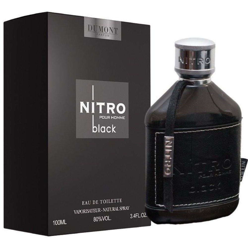 Dumont Nitro Black 100ml Edt - Pack of 6 Boxes - Billjumla.com