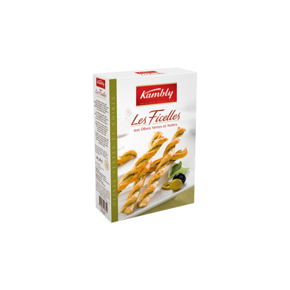 Kambly Les Ficelles Olives 100g - (Pack Of 12 Pieces) - Billjumla.com