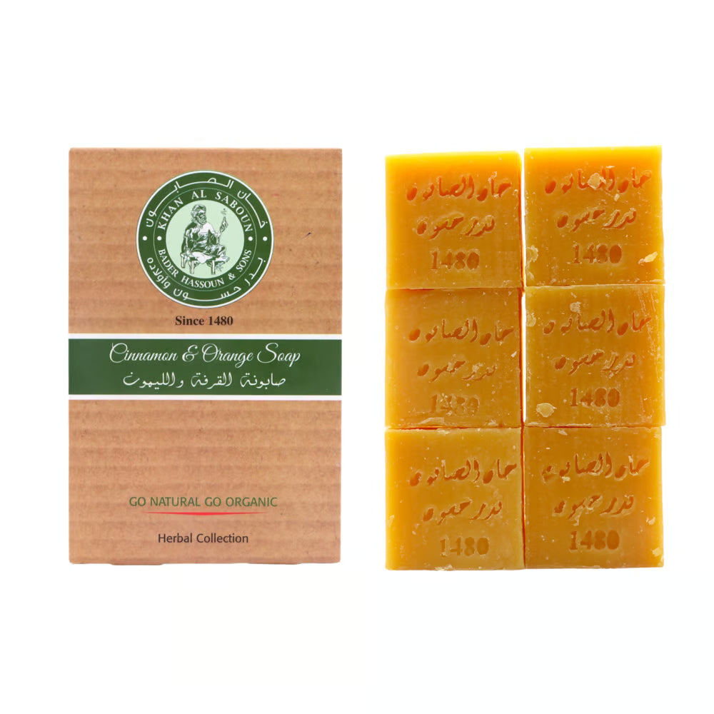 خان الصابون صابون الليمون والقرفة باكيت 300 جرام