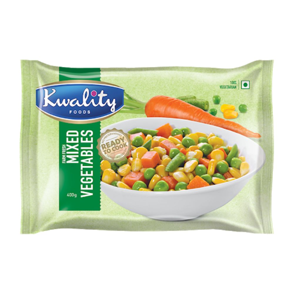 Kwality Mixed Veg (4 Mix) 400Gm - (Pack Of 12) - Billjumla.com