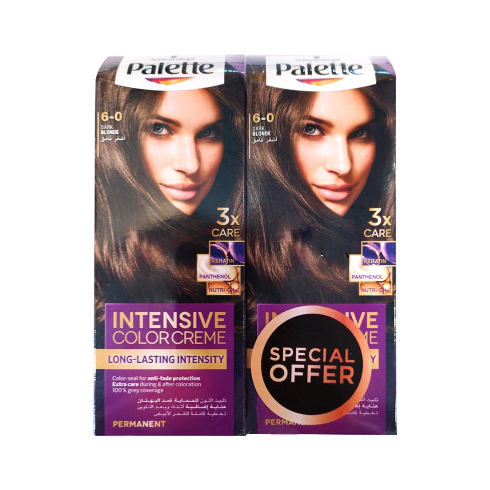 Palette Intensive Color Creme 6-0 Dark Blondesemi Kit Twin Pack - Billjumla.com