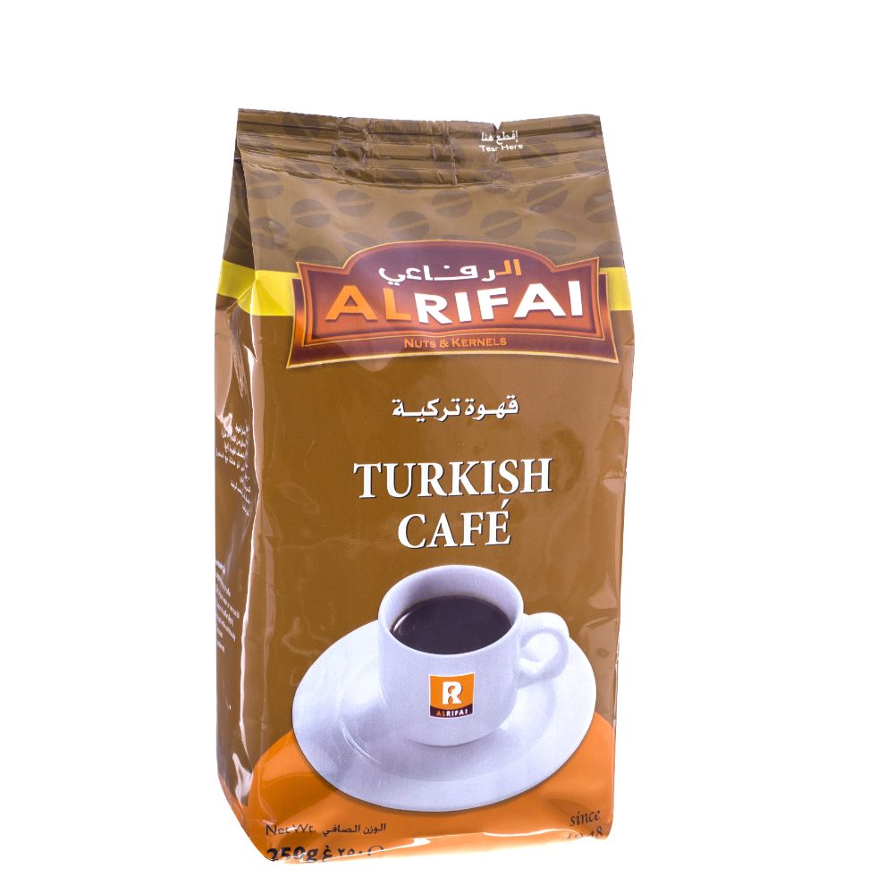 Rifai Turkish Coffee Without Cardamom 250g (Pack of 12 Pieces) - Billjumla.com