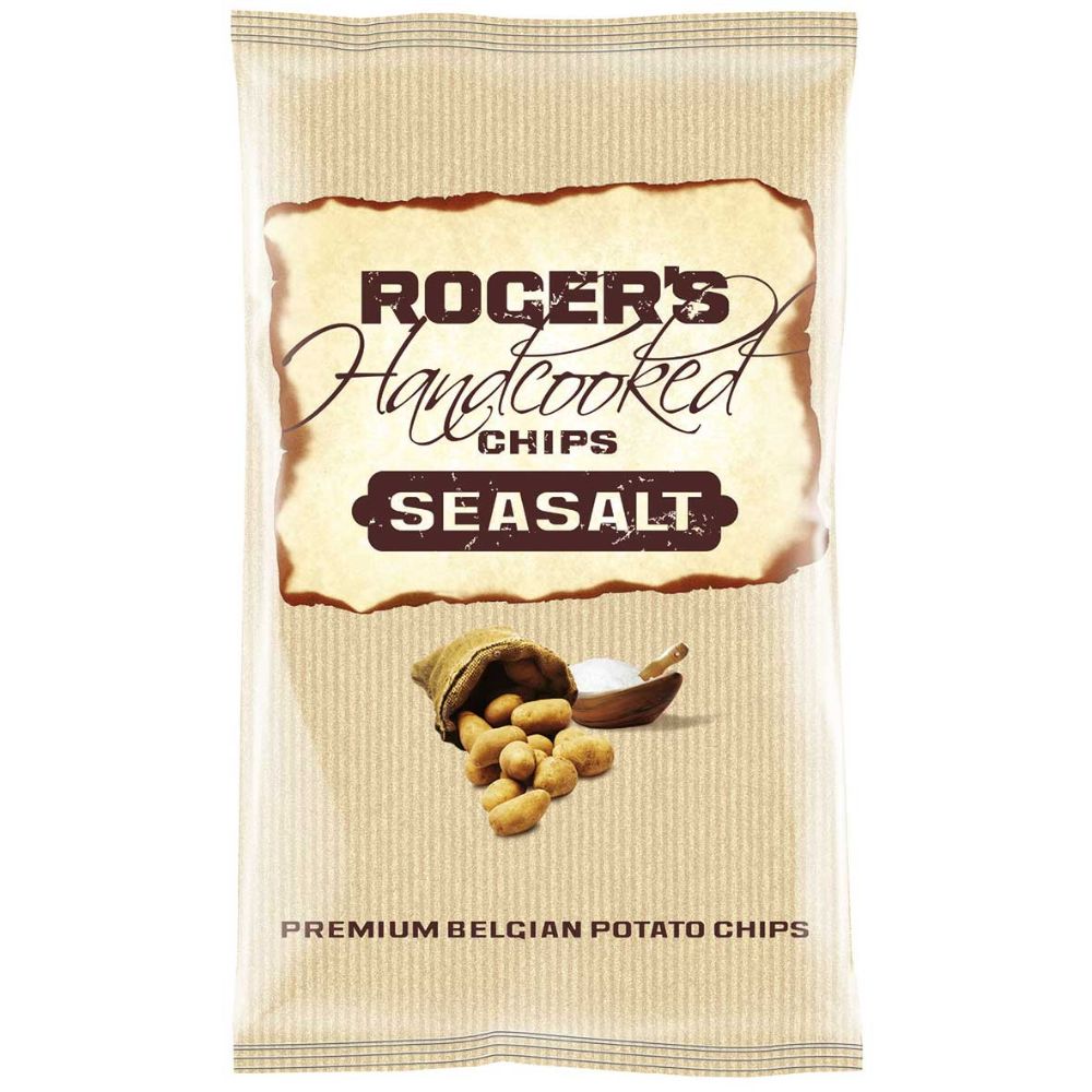 Roger's Hand Cooked Chips Sea Salt 150g - (Pack of 9 Pieces) - Billjumla.com