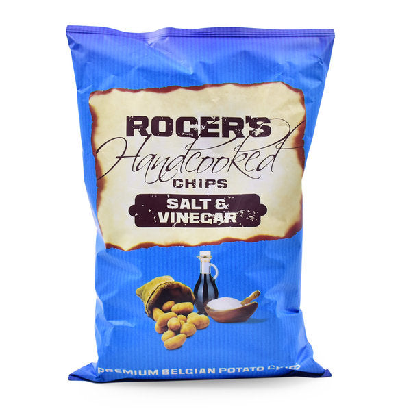 Roger's Handcooked Chips Salt & Vinegar 150g - (Pack of 9 Pieces) - Billjumla.com