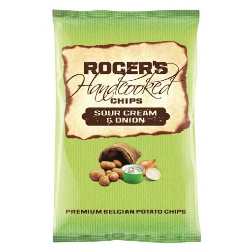 Roger's Handcooked Chips Sour Cream & Onion 150g - (Pack of 9 Pieces) - Billjumla.com