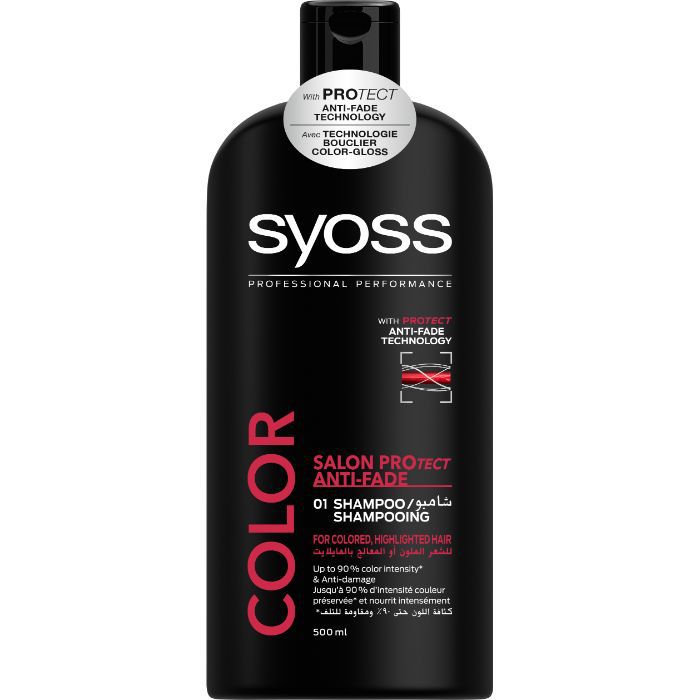 Syoss Shampoo Color Salon حماية 500 مل (حزمة 3)