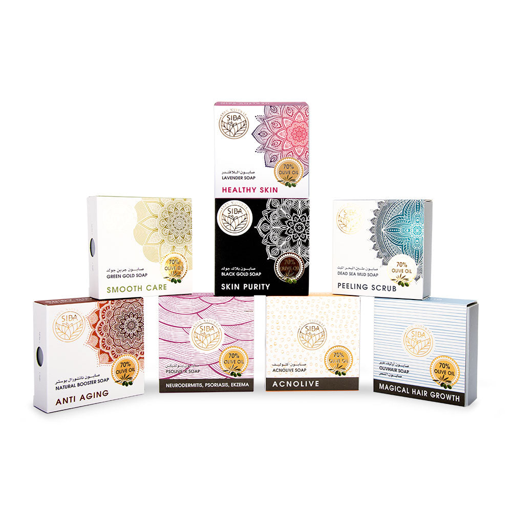 Siba Soaps (Assorted Pack of 8)