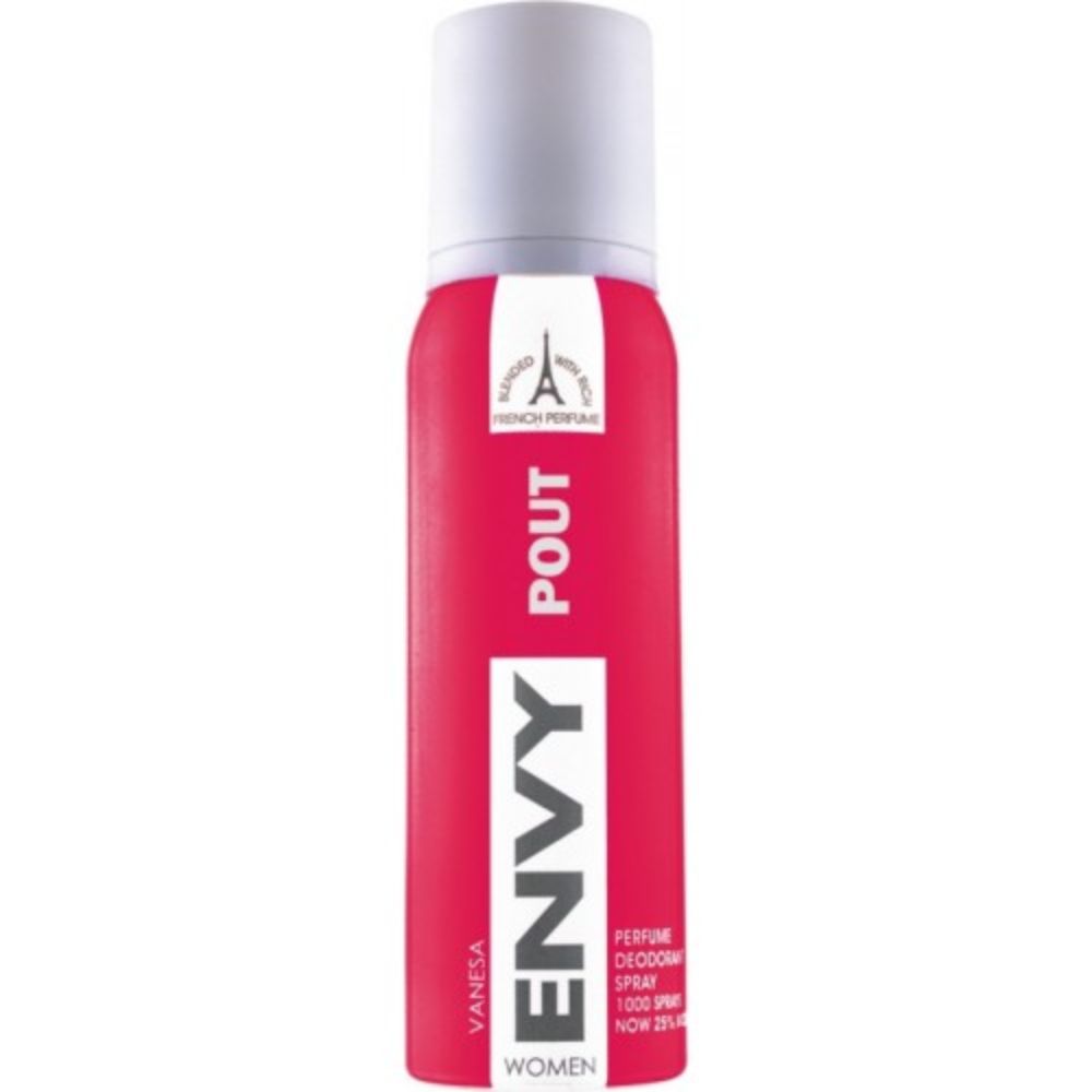 Envy Pout Deo Deodorant Spray for Women 120ml - (Pack of 6) - Billjumla.com