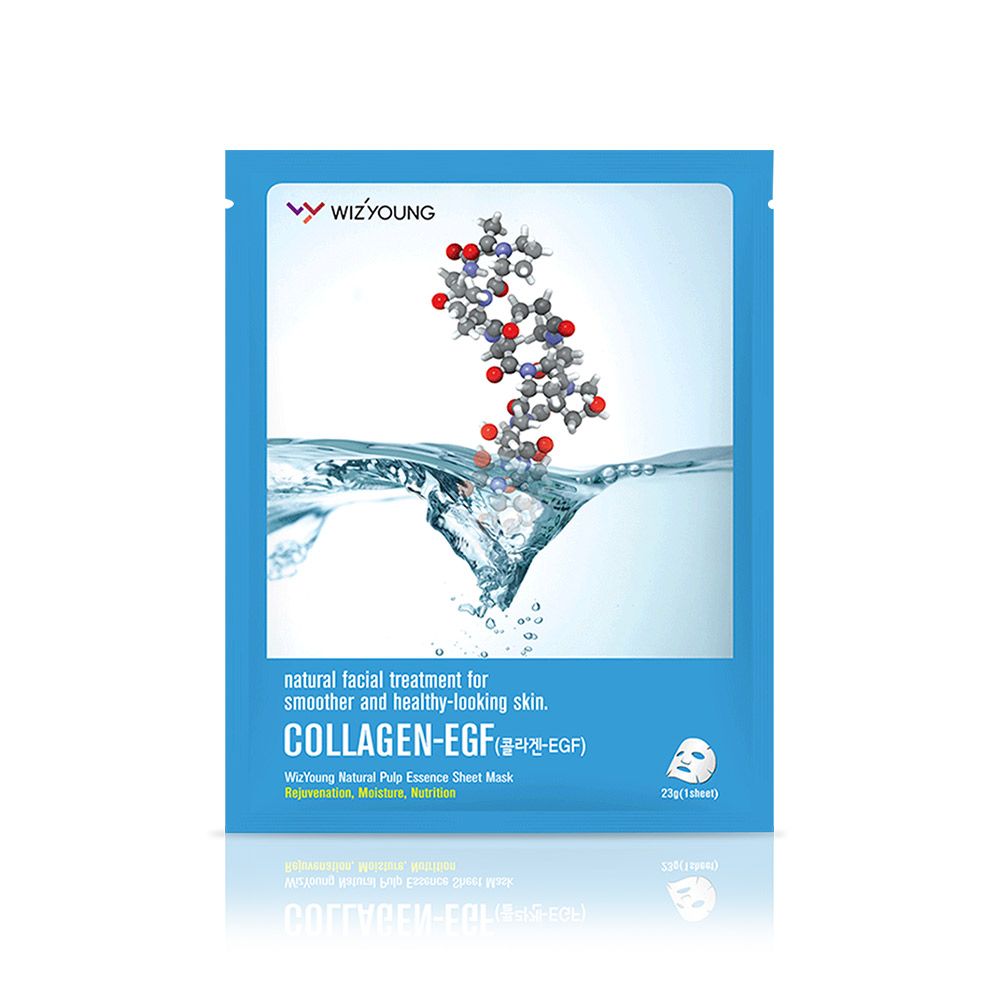 Korean Mask Collagen-EGF Essence Face Mask Pack - 1 Sheet (Pack Of 24 Sheets) - Billjumla.com