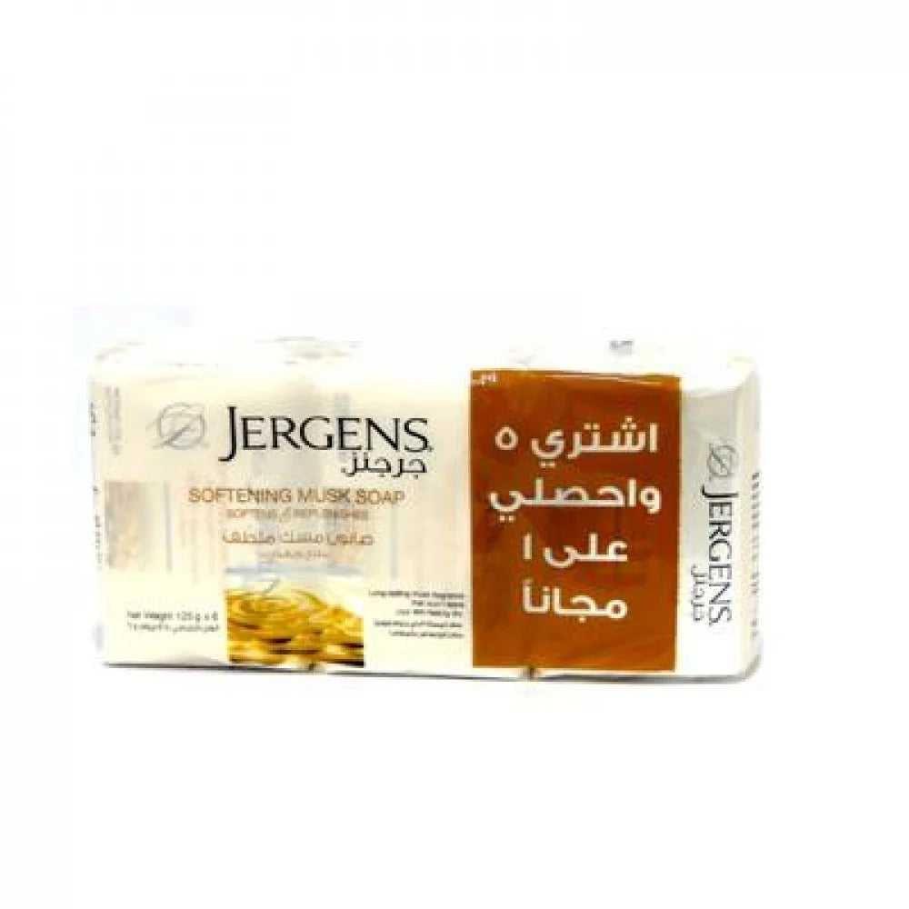 Jergens  Musk Soap 125gm (Pack of 6)
