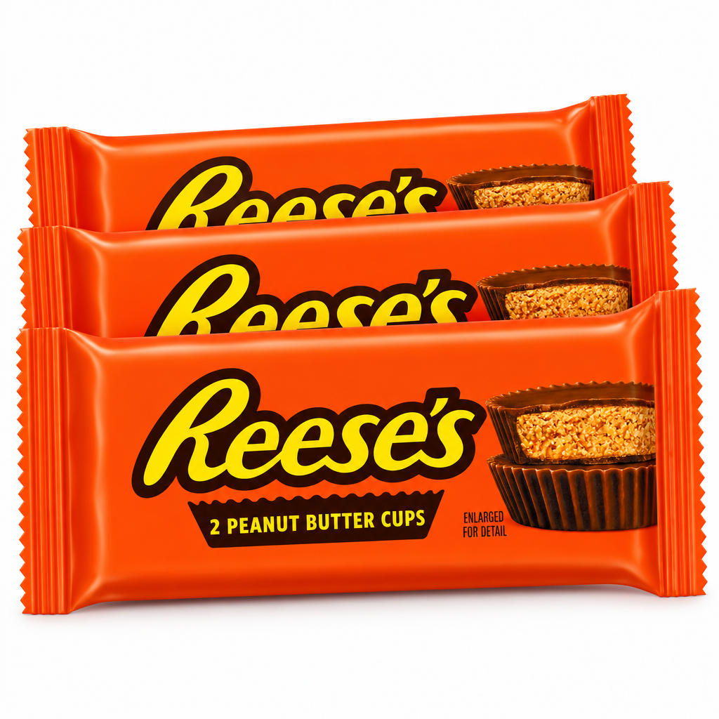 Reese'S 2 Peanut Butter Cups 42G (Pack of 3)
