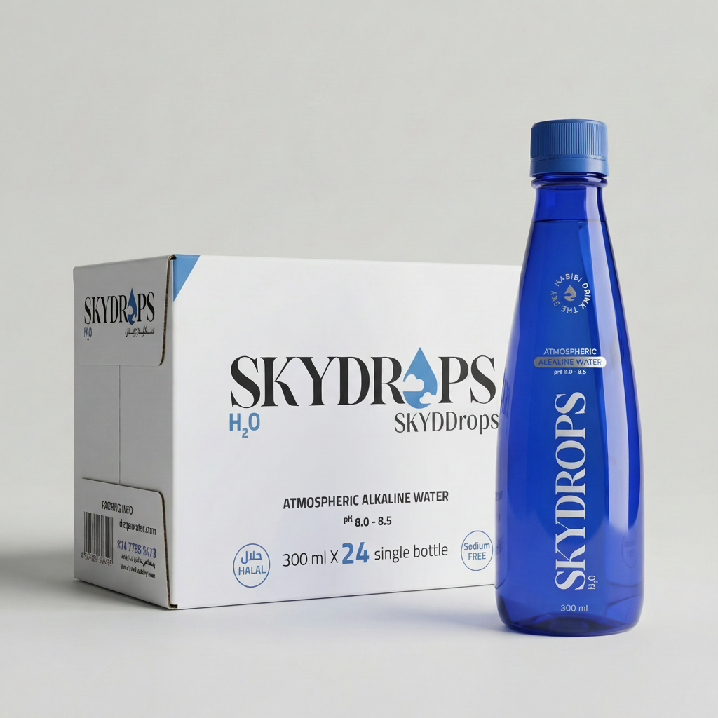 Skydrops H2O Atmospheric Alkaline water 300ml (Pack of 24)