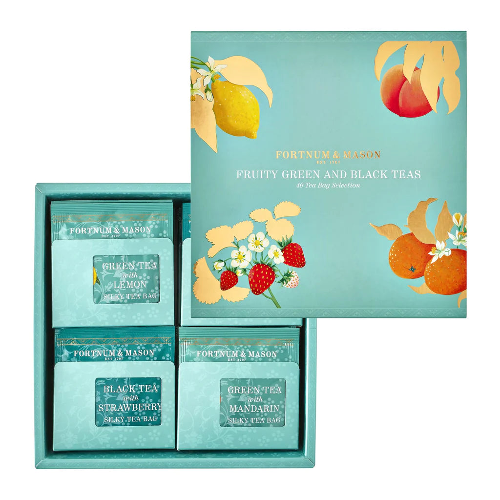 Fortnum & Mason Fruit Scented Tea Selection 40 Silky Tea Bags 80g