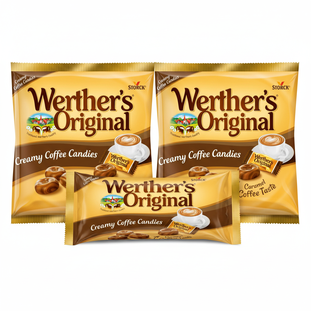 Werthers Orignal Coffee Crème 125g (Pack of 3)