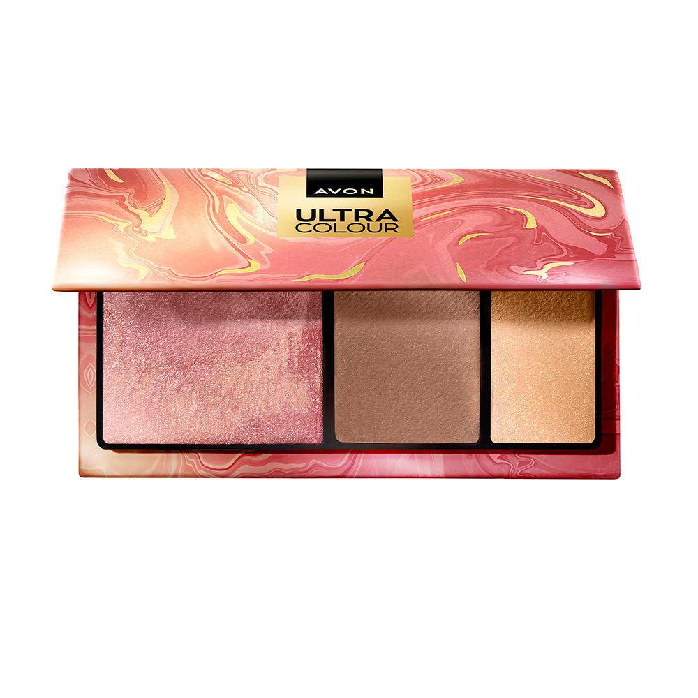 AVON 3 IN 1 FACE PALETTE SUNKISSED