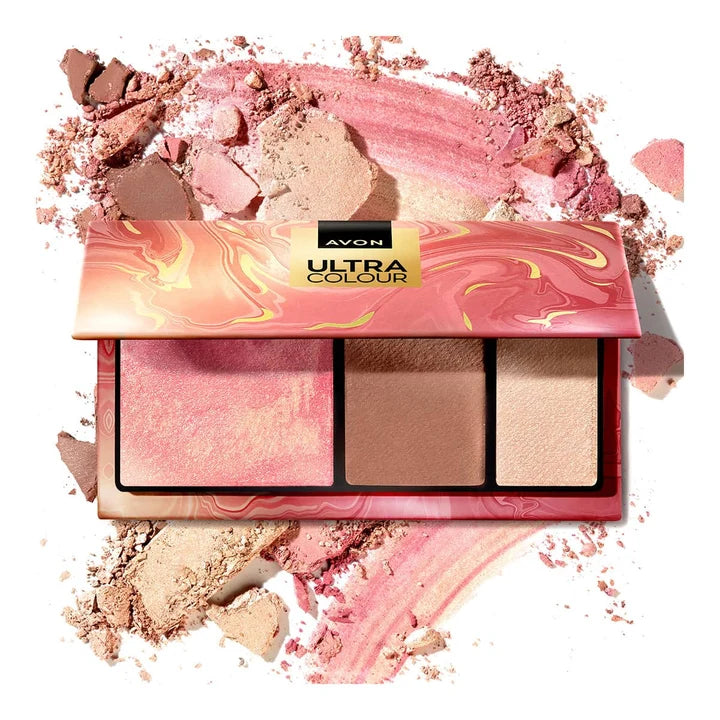 AVON 3 IN 1 FACE PALETTE GOLDEN HOUR