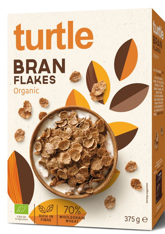 TURTLE BRAN FLAKES 375gm