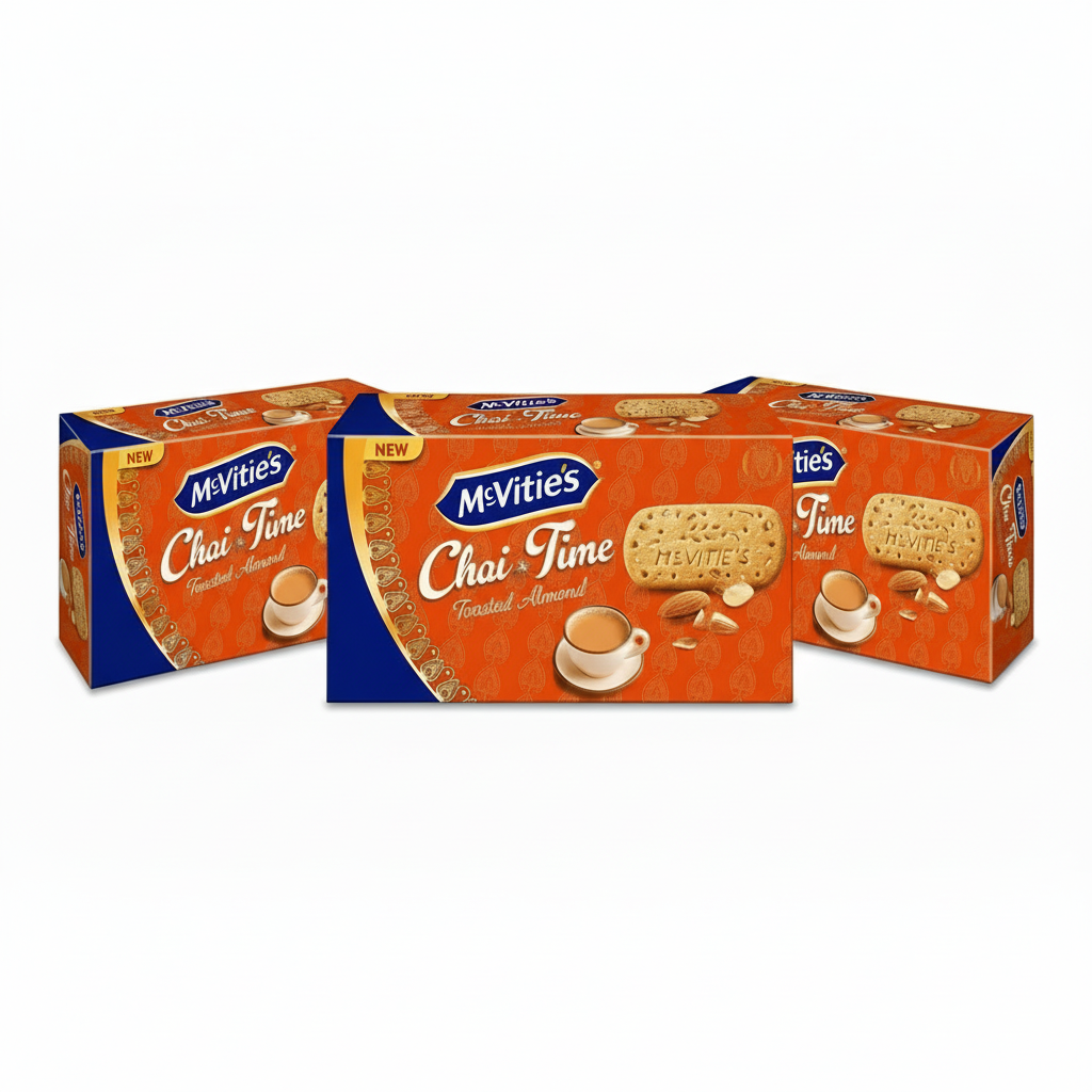 MCVITIES CHAI TIME ALMOND 100G (Pack of 3)