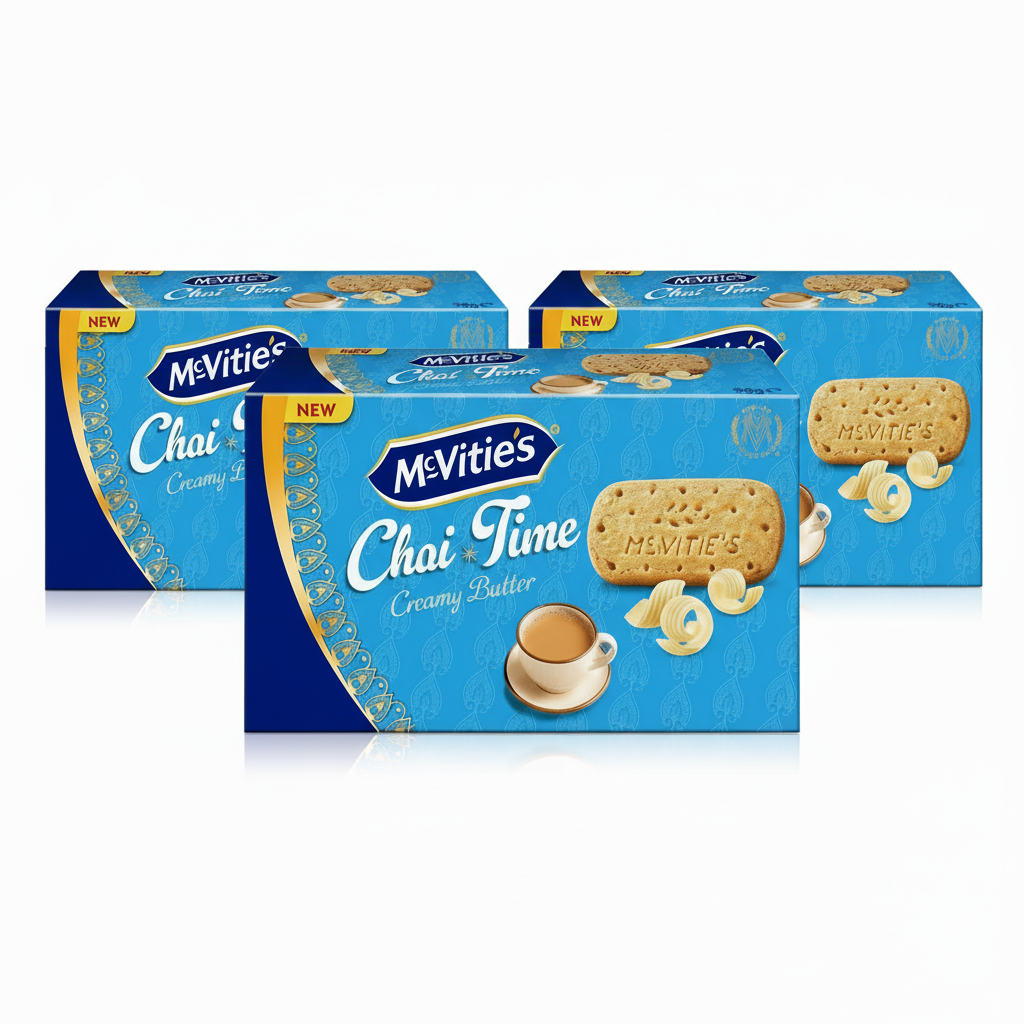 MCVITIES CHAI TIME BUTTER 100G (Pack of 3)